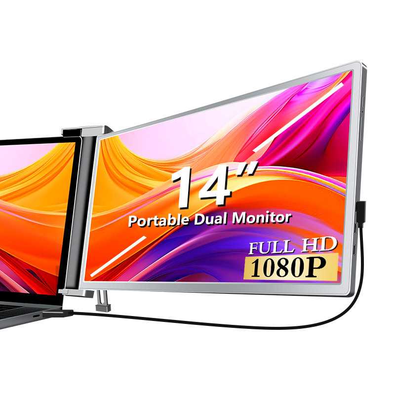 Extralink Smart Life S14 14" Portable Laptop Monitors, 2 Monitors, IPS, 1920x1200 - Image 4