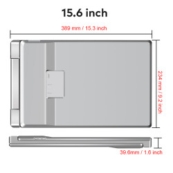 Extralink Smart Life S10 15.6" | Przenośne monitory do laptopa | 2 monitory, IPS, 1920x1080 - Zdjęcie 4