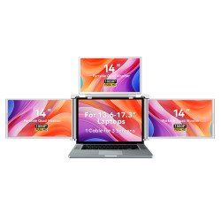 EXTRALINK SMART LIFE 14" 3-SCREEN MONITOR FOR LAPTOPS S680 - Immagine 3