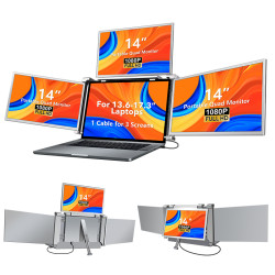 Extralink Smart Life S680 14" | Przenośne monitory do laptopa | 3 monitory, IPS, 1080p Full HD - Zdjęcie 5