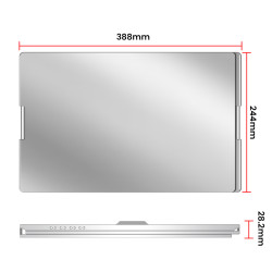 EXTRALINK SMART LIFE 16" 2-SCREEN MONITOR FOR LAPTOPS 12" TO 18.5" S880 - Immagine 3