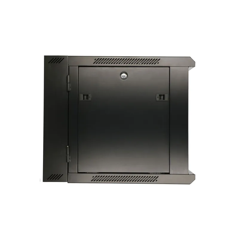 Extralink 12U 600x600 AZH Czarna Szafa rack montowana na ścianie, dwusekcyjna