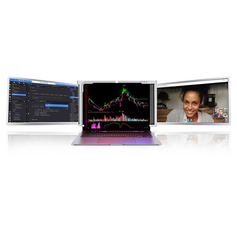 Přenosné monitory pro notebook Extralink Smart Life S600 15", 2 monitory, IPS, 1080p Full HD - Obrázek 4