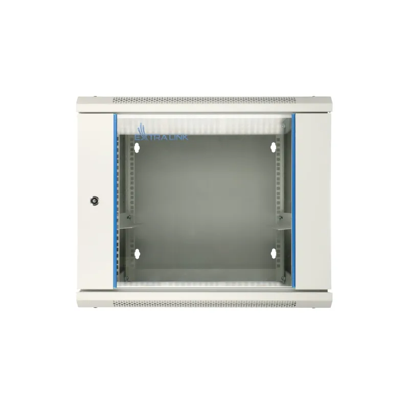 Extralink 12U 600x600 AZH Szara Szafa rack montowana na ścianie, dwusekcyjna