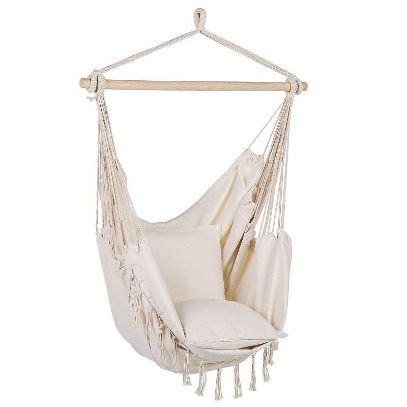 Black Forest Hammock, Brazilian Chair 100x130cm Beige - Image 2