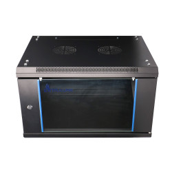 Extralink 6U 600x600 Preto | Armário de rack | montado na parede - Imagem 2
