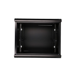Extralink 9U 600x450 Duvara Montajlı Rack Kabini Siyah - Görsel 3