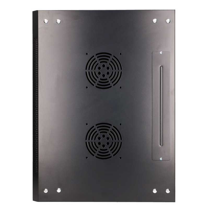 Настенный сетевой шкаф Extralink 9U 600x450 Черный - Изображение 7