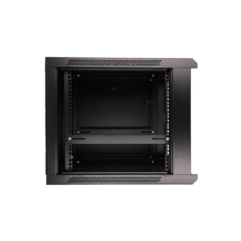 Extralink 9U 600x600 Siyah Duvara Monteli Rack Dolabı - Görsel 6