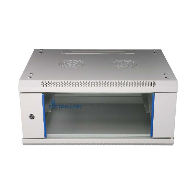 Extralink 4U 600x450 Cinza | Armário de rack | montado na parede - Imagem 2
