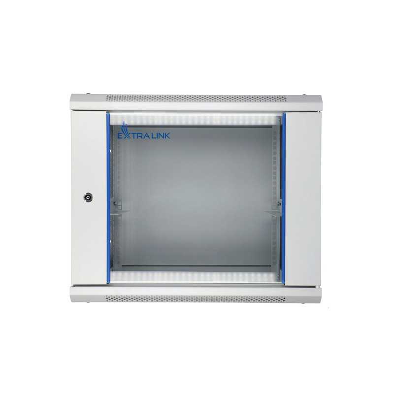 Extralink 9U 600x600 Gris | Armario rackmount | montaje en la pared - Imagen 2