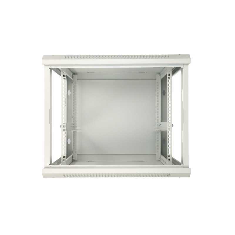 Extralink 9U 600x450 ASP Grau | Rackmount-Schrank | Wandmontage, Metalltür - Bild 4