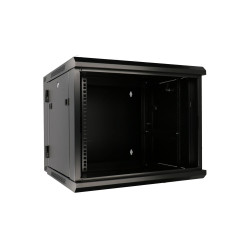 Extralink 6U 600x600 AZH Preto | Armário de rack | montado na parede, duas seçoes - Imagem 2
