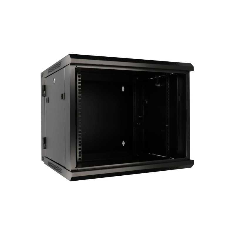 Extralink 6U 600x600 AZH Black | Rackmount-Schrank | Wandmontage, schwenkbar - Bild 2