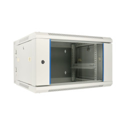 Extralink 6U Duvara Monte Rack Kabini 600x600 Gri, İki...