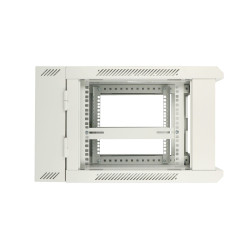 Extralink 6U 600x600 AZH Gray | Rackmount cabinet | wall mounted, swing type - Image 5