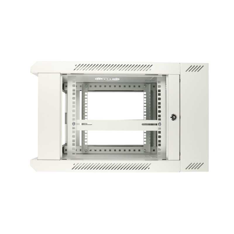Шкаф Rack Extralink 6U 600x600 Серый, настенный, двухсекционный - Изображение 7