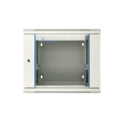 Extralink 9U 600x600 AZH Gris | Armario rackmount| montaje en la pared, tipo swing - Imagen 2