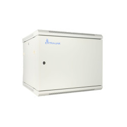 Extralink 9U 600x600 ASP Gris | Armario rackmount | montaje en la pared, puerta de metal - Imagen 2