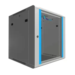Extralink 12U 600x600 Szara Szafa rack montowana na ścianie