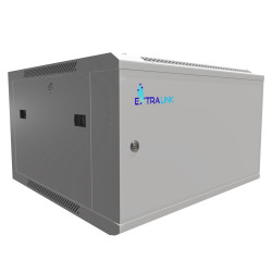 Шкаф Rack Extralink 6U 600x600 Серый, Настенный, Полные...