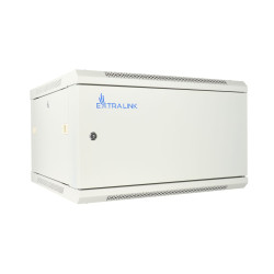 Extralink 6U 600x600 ASP Gris | Armario rackmount | montaje en la pared, puerta de metal - Imagen 2