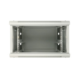 Extralink 6U 600x450 ASP Gris | Armario rackmount | montaje en la pared, puerta de metal - Imagen 4