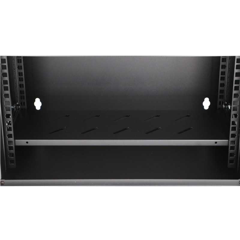 Extralink Lite 4U 530x400 Schwarz | Serverschrank | wandmontiert, inklusive Fachboden - Bild 9