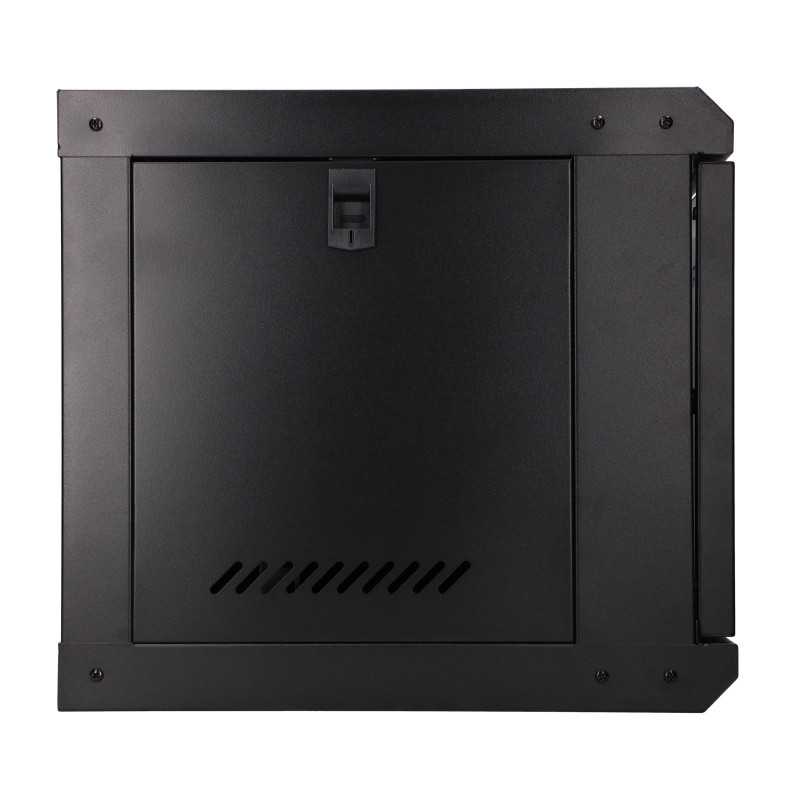 Extralink Lite 6U 530x400 Черный | Сетевой шкаф | настенный, полка в комплекте - Изображение 3