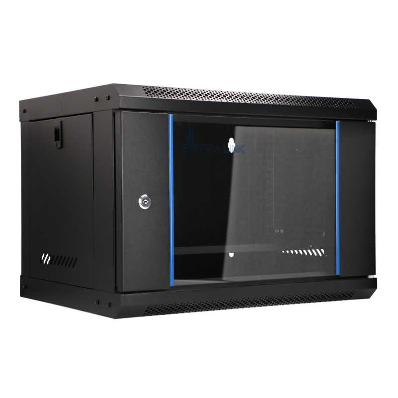 Extralink Lite 6U 530x400 Black | Rack cabinet | wall-mounted, shelf included - Image 8