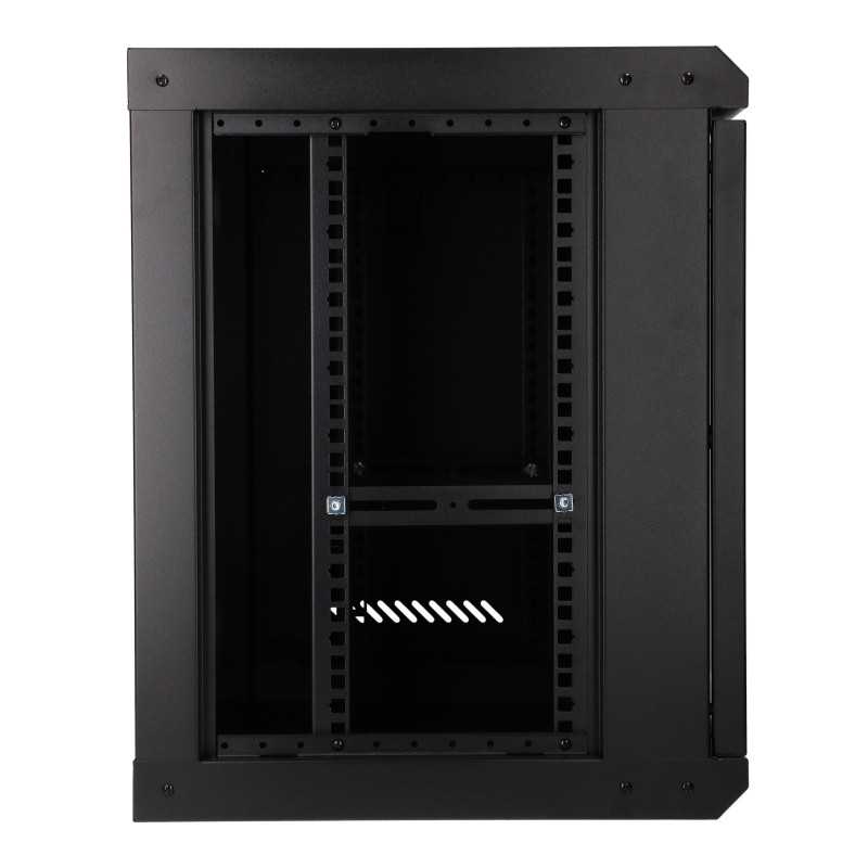 Extralink Lite 9U 530x400 Черный | Сетевой шкаф | настенный, полка в комплекте - Изображение 4
