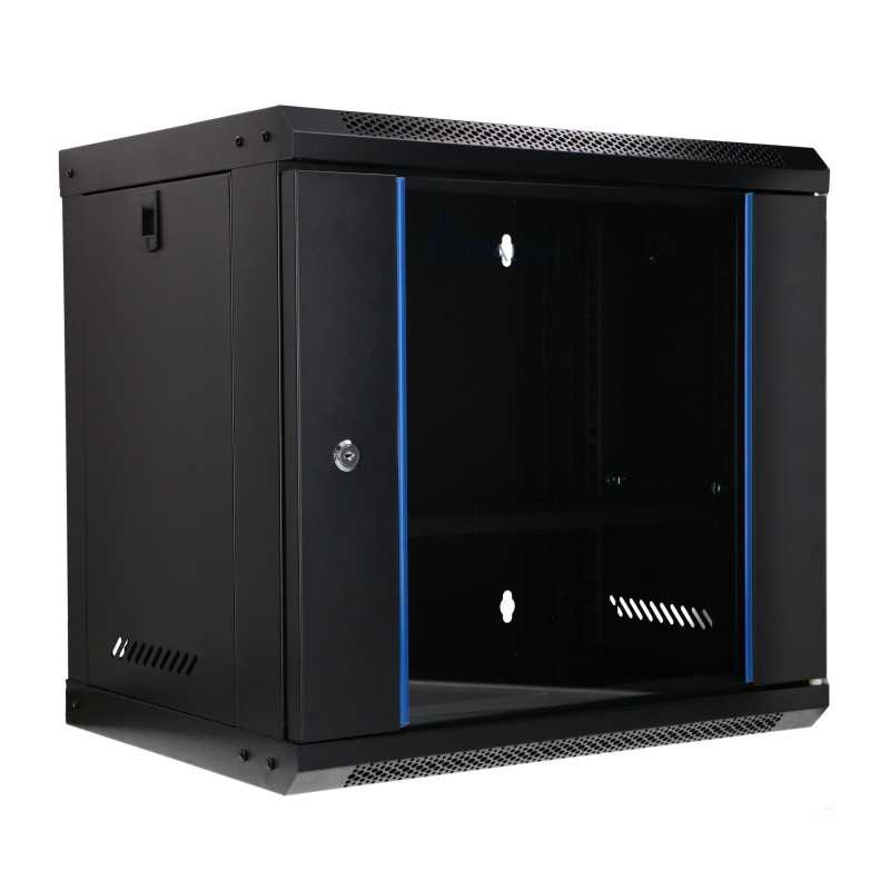 Extralink Lite 9U 530x400 Preto | Armário rack | montado na parede, prateleira incluída - Imagem 5