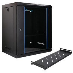 Extralink Lite 12U 530x400 Negro | Armario rack | montado...