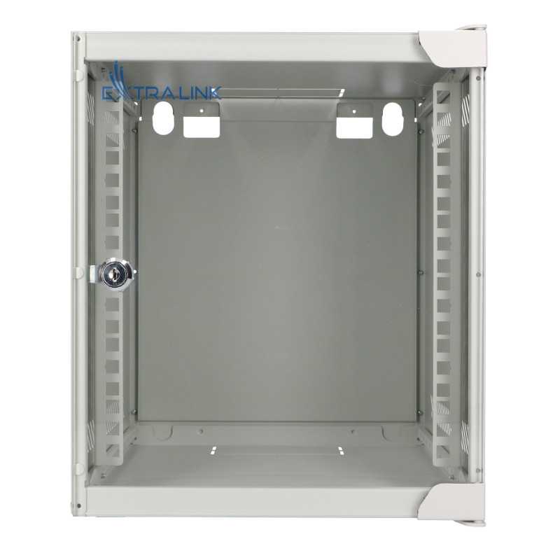 Extralink Lite 6U 10" 280X310 Grigio | Armadio rack | montato a parete - Immagine 2