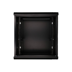 Extralink 12U 600x450 Schwarz | Rackmount-Schrank | Wandmontage - Bild 3