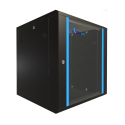 Extralink 12U 600x600 Preto | Arm&aacute;rio de rack | montado...