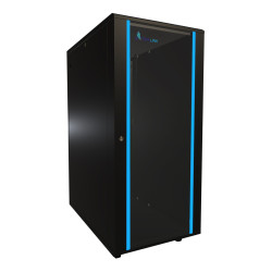 Extralink 27U 600x1000 Preto | Arm&aacute;rio de rack | em p&eacute;