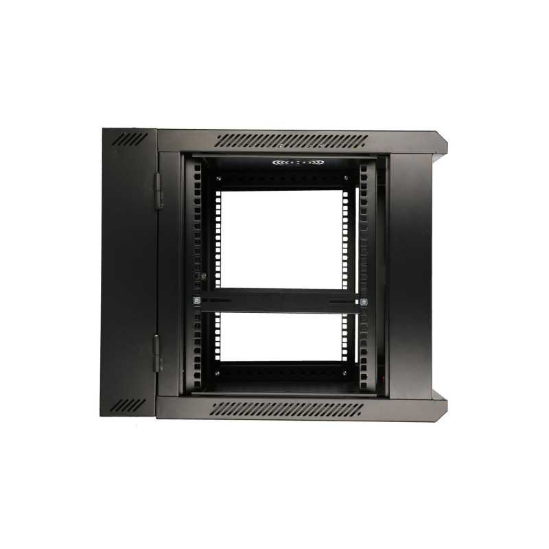 Extralink 12U 600x600 AZH Negro | Armario rackmount | montaje en la pared, tipo swing - Imagen 6