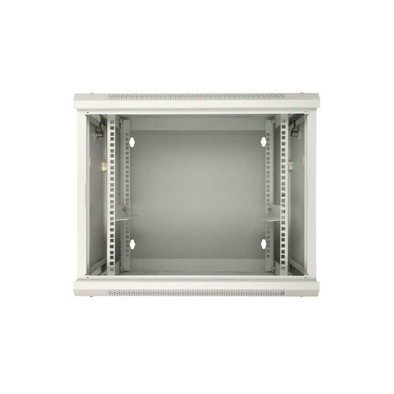 Extralink 12U 600x600 Duvar Montajlı Rack Kabini Gri, İki Bölmeli - Görsel 3