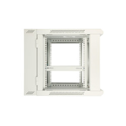 Extralink 12U 600x600 AZH Gray | Rackmount cabinet | wall mounted, swing type - Image 5