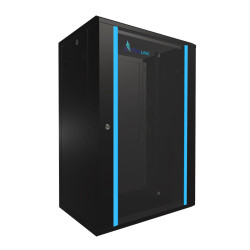 Extralink 18U 600x450 Preto | Arm&aacute;rio de rack | montado...