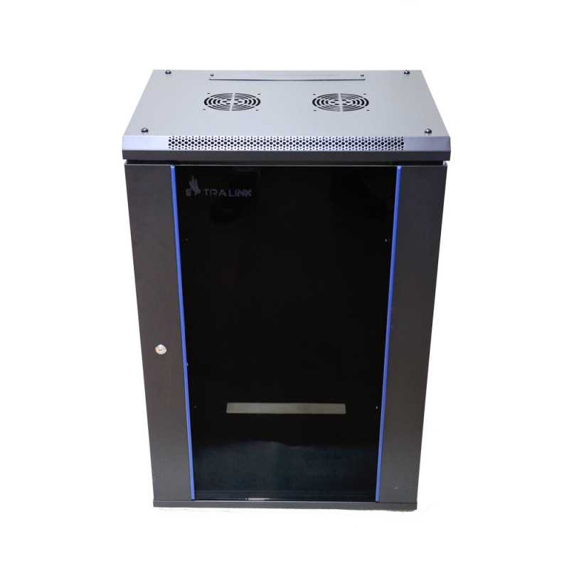 Extralink 15U 600x450 Black | Rackmount cabinet | wall mounted - Image 2