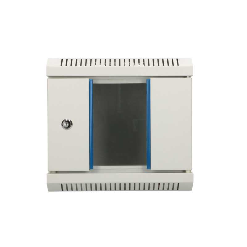 Extralink 4U 10" Gris | Armario rackmount | montaje en la pared - Imagen 2