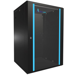 Раковина Extralink 18U 600x600 Черный настенный шкаф