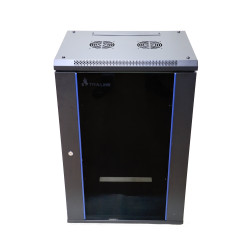 Раковина Extralink 18U 600x600 Черный настенный шкаф - Изображение 2