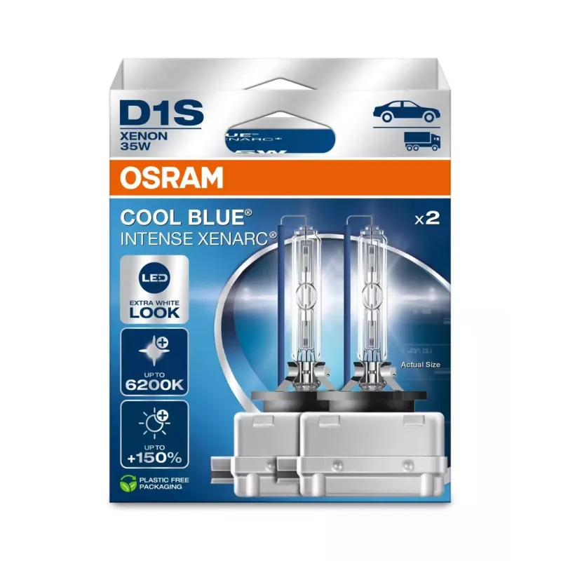 OSRAM XENARC COOL BLUE INTENSE NEXTGEN D1S 35 W, 2 SZT. - Görsel 2