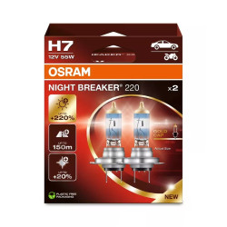 OSRAM NIGHT BREAKER 220 H7 12 V 55 W, 2 SZT