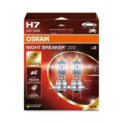 OSRAM NIGHT BREAKER 220 H7 12 V 55 W, 2 SZT