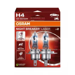 OSRAM NIGHT BREAKER LASER H4 12V 60/55W, 2 SZT. - Imagen 3