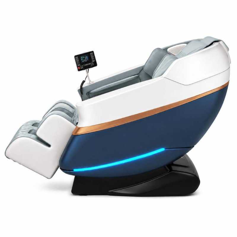 EXTRALINK FOTEL MASUJĄCY 3D ZERO GRAVITY BIAŁO-NIEBIESKI - Imagen 2